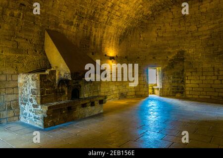 VILLENEUVE LES AVIGNON, FRANKREICH, 22. JUNI 2017: Innenraum des Fort Saint Andre in Avignon, Frankreich Stockfoto
