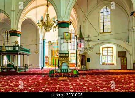 LEFKOSA, ZYPERN, 24. AUGUST 2017: Das Innere der Selimiye Moschee in Lefkosa, Zypern Stockfoto