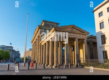 Berlin Deutschland - April 20. 2018: Das Brandenburger Tor Stockfoto