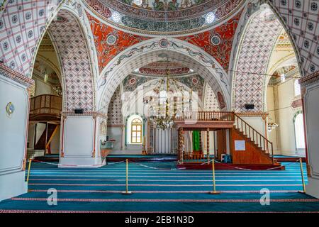 PLOVDIV, BULGARIEN, 24. JUNI 2018: Das Innere der Moschee in Plovdiv, Bulgarien Stockfoto