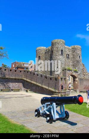 Der Ypern Turm-Dies war ursprünglich als Baddings Turm und wurde in der Mitte des 13th. Jahrhunderts gebaut. Es war Teil der mittelalterlichen Stadtverteidigung. VEREINIGTES KÖNIGREICH Stockfoto