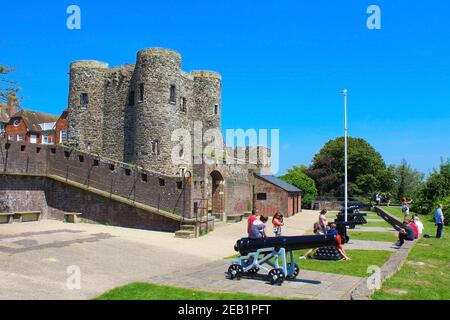 Der Ypern Turm-Dies war ursprünglich als Baddings Turm und wurde in der Mitte des 13th. Jahrhunderts gebaut. Es war Teil der mittelalterlichen Stadtverteidigung. VEREINIGTES KÖNIGREICH Stockfoto