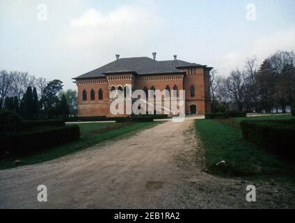 Reportage Rumänien 1991. Mogosoaia, Prinzenpalast (gescannt von Farblider) Stockfoto