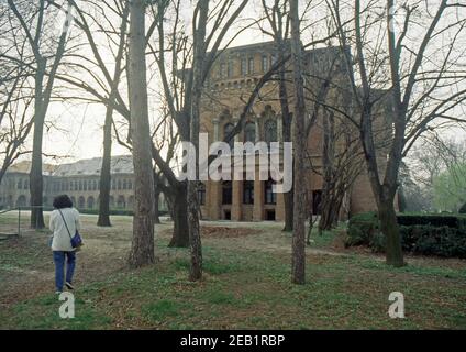 Reportage Rumänien 1991. Mogosoaia, Prinzenpalast (gescannt von Farblider) Stockfoto