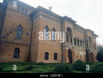 Reportage Rumänien 1991. Mogosoaia, Prinzenpalast (gescannt von Farblider) Stockfoto