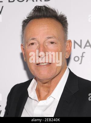 **Datei Foto** Bruce Springsteen Details ergeben sich aus der Verhaftung des DWI im November. NEW YORK, NEW YORK - JANUAR 08: Bruce Springteen nimmt am 2020 08. Januar 2020 an der National Board of Review Gala in New York City Teil.Quelle:John Palmer/ Media Punch Stockfoto