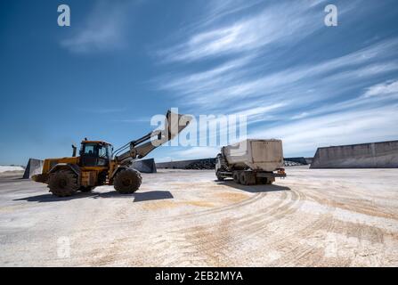 Radlader Ladewagen Stockfoto