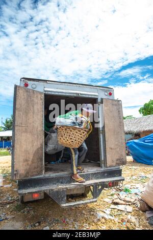 Recycle Plant Siargao Island Dump Trash Stockfoto