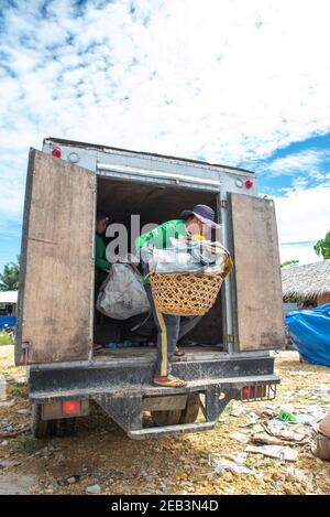 Recycle Plant Siargao Island Dump Trash Stockfoto