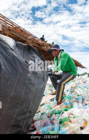 Recycle Plant Siargao Island Dump Trash Stockfoto