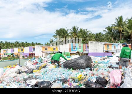 Recycle Plant Siargao Island Dump Trash Stockfoto