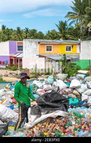 Recycle Plant Siargao Island Dump Trash Stockfoto