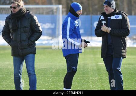 KSC Christian Eichner Oliver Kreuzer Michael becker Karlsruher SC Stockfoto