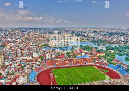 Stadtbild Haiphong, Vietnam Stockfoto