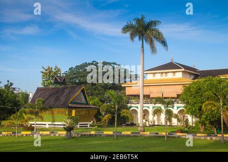 Indonesien, Sumatra, Medan, Maimoon Palace Stockfoto