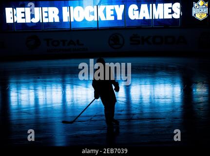 Malmoe, Schweden. Februar 2021, 11th. Die Beijer Hockey Games 2021 findet am 11-14. Februar in der Malmoe Arena in Malmoe statt. (Foto Kredit: Gonzales Foto/Alamy Live News Stockfoto