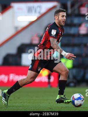 Jack Wilshere von AFC Bournemouth - AFC Bournemouth gegen Birmingham City, Sky Bet Championship, Vitality Stadium, Bournemouth, Großbritannien - 6th. Februar 2021 nur redaktionelle Verwendung - es gelten die Einschränkungen von DataCo Stockfoto