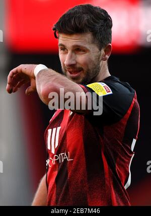 Shane Long von AFC Bournemouth - AFC Bournemouth gegen Birmingham City, Sky Bet Championship, Vitality Stadium, Bournemouth, Großbritannien - 6th. Februar 2021 nur für redaktionelle Verwendung - es gelten die DataCo-Einschränkungen Stockfoto