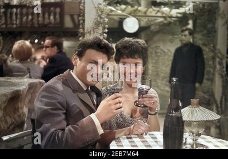 Fröhliche Weinrunde, sterben Unterhaltungsshow, Deutschland 1966, Regie: Fred Kraus, Monia: Stockfoto