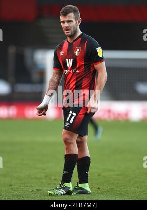 Jack Wilshere von AFC Bournemouth - AFC Bournemouth gegen Birmingham City, Sky Bet Championship, Vitality Stadium, Bournemouth, Großbritannien - 6th. Februar 2021 nur redaktionelle Verwendung - es gelten die Einschränkungen von DataCo Stockfoto