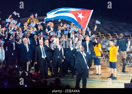 Eröffnungszeremonie der Pan American Games 2015 in Toronto, Kanada Stockfoto