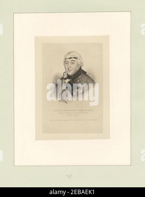 Oberst Sir Henry Johnson Bart. Lieut. Oberst der 17th Fuß Stockfoto