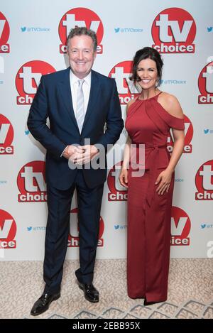 Piers Morgan und Susannah Reid kommen bei den TV Choice Awards 2016 im Dorchester Hotel, London an. Bilddatum: Montag, 5th. September 2016. Bildnachweis sollte lesen: David Jensen/EMPICS Entertainment Stockfoto