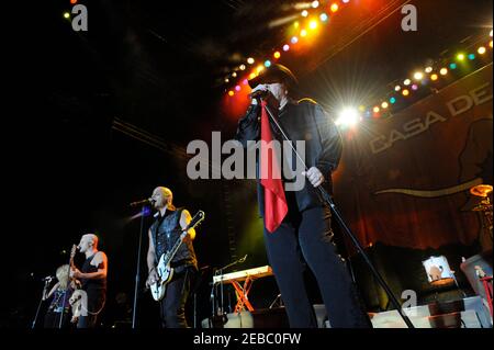 Meat Loaf mit der Casa de Carne Tour in Liverpool Sommer Pops 2008 Stockfoto