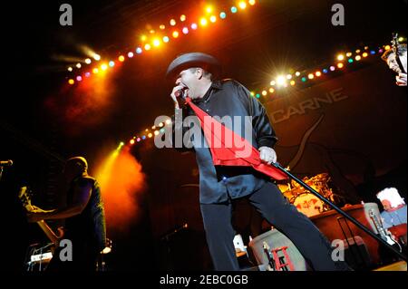 Meat Loaf mit der Casa de Carne Tour in Liverpool Sommer Pops 2008 Stockfoto