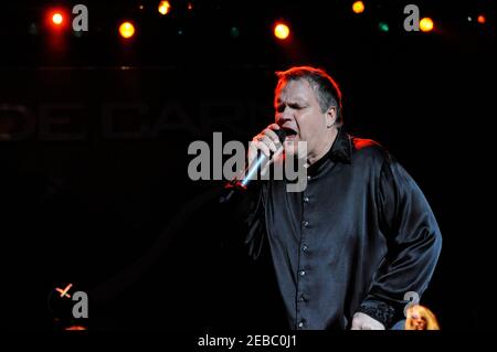 Meat Loaf mit der Casa de Carne Tour in Liverpool Sommer Pops 2008 Stockfoto