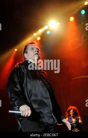 Meat Loaf mit der Casa de Carne Tour in Liverpool Sommer Pops 2008 Stockfoto