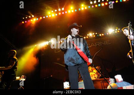 Meat Loaf mit der Casa de Carne Tour in Liverpool Sommer Pops 2008 Stockfoto