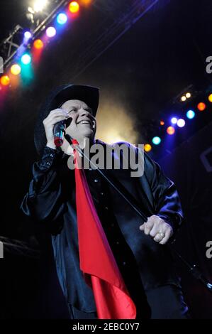 Meat Loaf mit der Casa de Carne Tour in Liverpool Sommer Pops 2008 Stockfoto