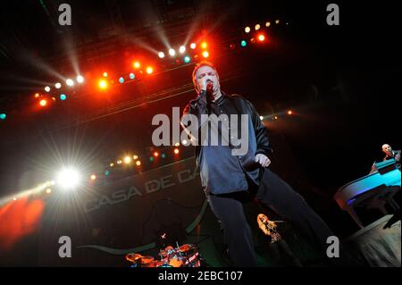 Meat Loaf mit der Casa de Carne Tour in Liverpool Sommer Pops 2008 Stockfoto