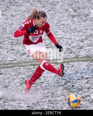 Datei Foto vom 7-02-2021 von Bristol City's Ebony Salmon. Ausgabedatum: Freitag, 12. Februar 2021. Stockfoto