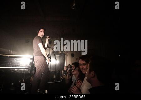 Patrick Watson live auf der Bühne in der Bush Hall in London Stockfoto