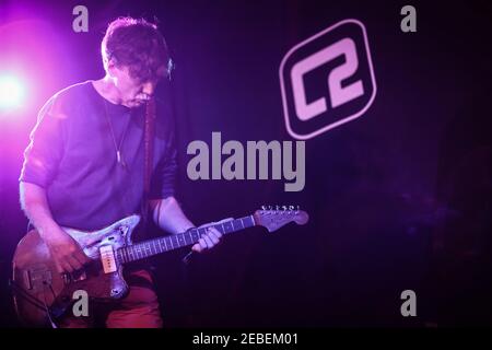 Thurston Moore und seine Band auf der Concorde 2 Bühne In Brighton im Rahmen des Great Escape Festivals 2015 Stockfoto