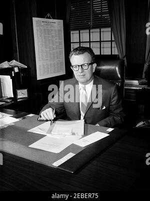 Präsidentenamt Lawrence F. Ou2019Brien. Sonderassistent des Präsidenten für Kongressbeziehungen und Personal, Lawrence F. Ou2019Brien. Stockfoto