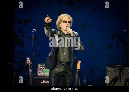 Mick Hucknall spielt live während des Music for Marsden Konzerts in der O2 Arena, Greenwich, London. Bilddatum: Dienstag, 3rd. März 2020. Bildnachweis sollte lauten: David Jensen Stockfoto