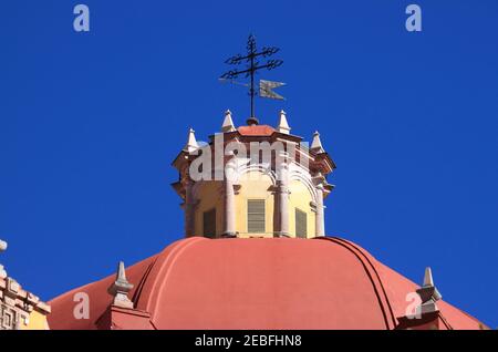 Kuppel der Basilika unserer Lieben Frau in Guanajuato, Mexiko Stockfoto