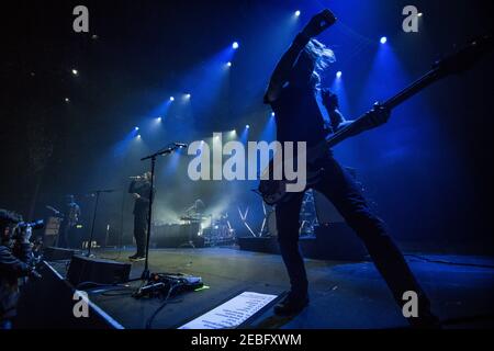 Dänische Rockband Mew im Roundhouse in London Stockfoto