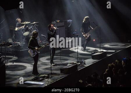 Dänische Rockband Mew im Roundhouse in London Stockfoto