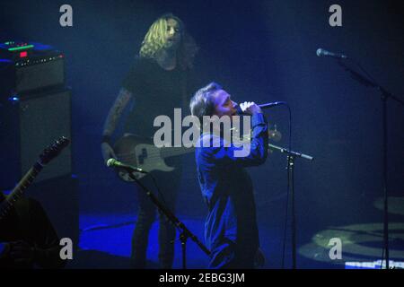 Dänische Rockband Mew im Roundhouse in London Stockfoto