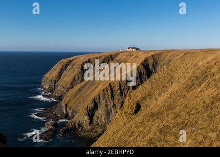 Cape St. Mary's Ecological Reserve im Herbst, nachdem die Vögel für die Saison, Neufundland, Kanada Stockfoto