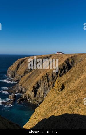 Cape St. Mary's Ecological Reserve im Herbst, nachdem die Vögel für die Saison, Neufundland, Kanada Stockfoto