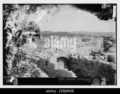 Nördliche Aussicht. Alte Treppe, Samaria Stockfoto