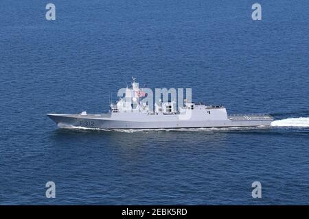 Norwegische Fregatte KNM Otto Sverdrup (F312) unterwegs in der Ostsee Meer am 8. Juni 2020 (200608 Stockfoto