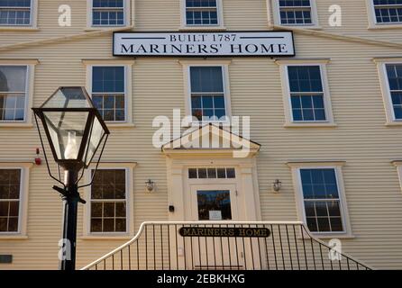 Mariners Haus in New Bedford MA Stockfoto