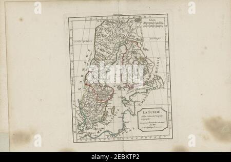 Nouvel Atlas portatif destiné principalement pour l'instruction de la jeunesse d'aprés la Géographie moderne de feu l'abbé Delacroix - no-NB digibok 2013101626001-32. Stockfoto