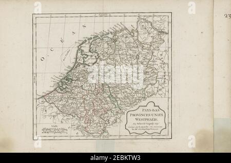 Nouvel Atlas portatif destiné principalement pour l'instruction de la jeunesse d'aprés la Géographie moderne de feu l'abbé Delacroix - no-NB digibok 2013101626001-56. Stockfoto